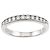 Tiffany & Co. Half Diamond Platinum Eternity Ring Silber - Ansicht 2