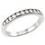 Tiffany & Co. Half Diamond Platinum Eternity Ring Silber - Ansicht 5