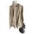 Munthe Plus Simonsen Chaqueta de punto beige PLU con botones negros