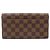 Louis Vuitton Damier Portefeuille Sarah Bi-fold Long Wallet Castaño Damier ebene - vista 3