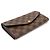 Louis Vuitton Damier Portefeuille Sarah Bi-fold Long Wallet Castaño Damier ebene - vista 4