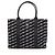 Everyday Borsa Tote Large Balenciaga BB Monogram Trade Nero Bianco