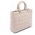 Christian Dior Dior Lady Large Borsa a mano 2-Way Beige - vista 2