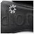 Borsa Saddle Christian Dior Dior x ERL Nero - vista 6