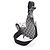 Borsa Saddle Christian Dior Dior x Raymond Pettibon Nero Bianco Blu navy - vista 2
