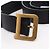 Christian Dior D-Buckle Gürtel Schwarz - Ansicht 2