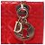 Christian Dior Dior LADY DIOR Cannage Borsa a mano 2-Way Rosso - vista 5