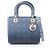 Borsa 2-Way Lady Dior Cannage Christian Dior Blu Blu navy