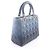 Borsa 2-Way Lady Dior Cannage Christian Dior Blu Blu navy - vista 2