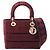 Christian Dior Dior LADY D-LITE Borsa a mano Medium Porpora