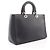 Christian Dior Dior Lady D-Sire Large Borsa a mano 2-Way Nero - vista 2