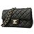 Borsa a spalla Mini Matelassé con catena Chanel Nero