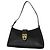 Borsa a tracolla in pelle Gancini Salvatore Ferragamo Nero