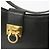 Borsa a tracolla in pelle Gancini Salvatore Ferragamo Nero - vista 9