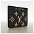 Louis Vuitton Monogram Empreinte Bicolor Card Case Nero Beige - vista 2
