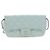Estuche de Gafas Chanel Classic con Cadena de Caviar Acolchado Azul