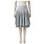 Falda plisada Pinko gris