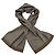 Yves Saint Laurent Monogramm-Schal grau aus Wolle Braun