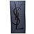 Sciarpa Yves Saint Laurent monogram blu e nera Nero - vista 2