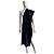 Sciarpa Yves Saint Laurent monogram blu e nera Nero - vista 6