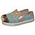 Miu Miu Sneakers in Tela Beige e Azzurro Blu