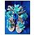 Rene Caovilla Sandali Cleo René Caovilla blu con decorazioni floreali - Size 39 (25.5 cm) Blu chiaro - vista 12