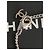Collana con pendente Chanel Cuckoo Clock Bianco Rosso D'oro Verde Gold hardware - vista 5