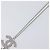 Pendente Chanel CC Ball Drop in metallo con cristalli Argento - vista 6