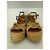 Sandali wedge espadrillas Saint Laurent Marrone - vista 2