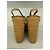 Sandali wedge espadrillas Saint Laurent Marrone - vista 7