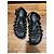 Sandali con catena in pelle nera Chanel Nero - vista 8