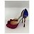 Décolleté Christian Louboutin "So Kate" Marrone Rosso Porpora - vista 5