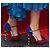 Décolleté Christian Louboutin "So Kate" Marrone Rosso Porpora - vista 9