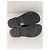 Ciabatte platform in legno e pelle nera Christian Dior Nero - vista 6
