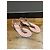 Sandali T-Strap Chanel in pelle matelassé rosa con dettaglio a catena - vista 6