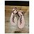 Sandali T-Strap Chanel in pelle matelassé rosa con dettaglio a catena - vista 9