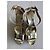 Sandali wedge in sughero oro metallizzato Jimmy Choo D'oro - vista 7