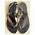 Sandali thong Gucci in pelle nera con dettaglio Web Nero Rosso Verde - vista 5