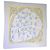 Hermès HERMES Paris Les Amoureux De Paris Gavroche Einstecktuch aus Seidentwill 45cm Blau Beige Gelb Hellblau