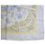 Hermès HERMES Paris Les Amoureux De Paris Gavroche Einstecktuch aus Seidentwill 45cm Blau Beige Gelb Hellblau - Ansicht 6