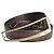 GIANNI VERSACE Vintage Croc Embossed Brown Leather Plaque Belt 40/100 - view 2
