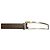 GIANNI VERSACE Vintage Croc Embossed Brown Leather Plaque Belt 40/100 - view 3