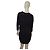 Abito shift IRO Paris Cadonia in crepe nero con cutout e ricami, maniche lunghe FR 36 US 4 - vista 5