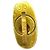 Louis Vuitton Vorhängeschloss und Schlüssel Logo Metal medium Golden - Ansicht 3