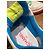 Sneakers Chanel in pelle bianca con dettagli neon Bianco Blu Verde Arancione - vista 3