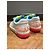 Sneakers Chanel in pelle bianca con dettagli neon Bianco Blu Verde Arancione - vista 9