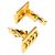 Gemelli Van Cleef & Arpels in oro giallo 18K - vista 2