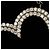 Collana Tiffany & Co. Metro Heart con diamanti pavé - vista 5