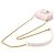 Céline Borsa a tracolla con catena Celine Triomphe Rosa - vista 4