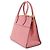 Borsa a mano/spalla 2-way Prada Saffiano Rosa - vista 3